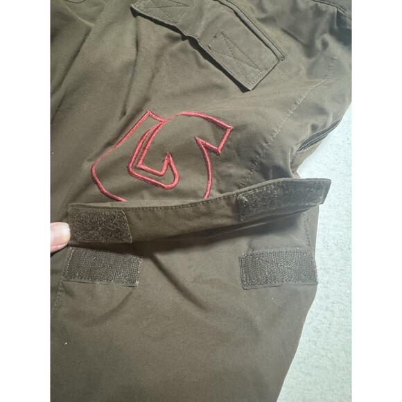 Y2K Burton Snowboarding Pants Men's Size Small Insulated Waterproof Brown Cargo - Picture 8 of 14